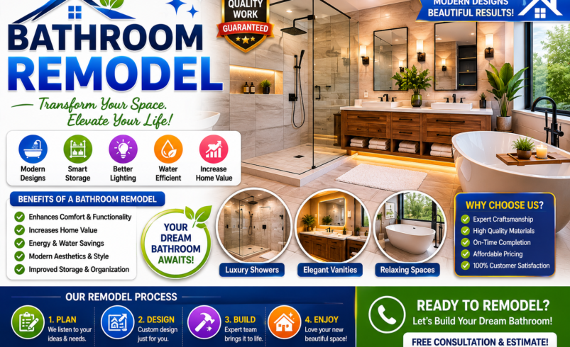 Bathroom Remodel: Transform Your Space with Style and Comfort