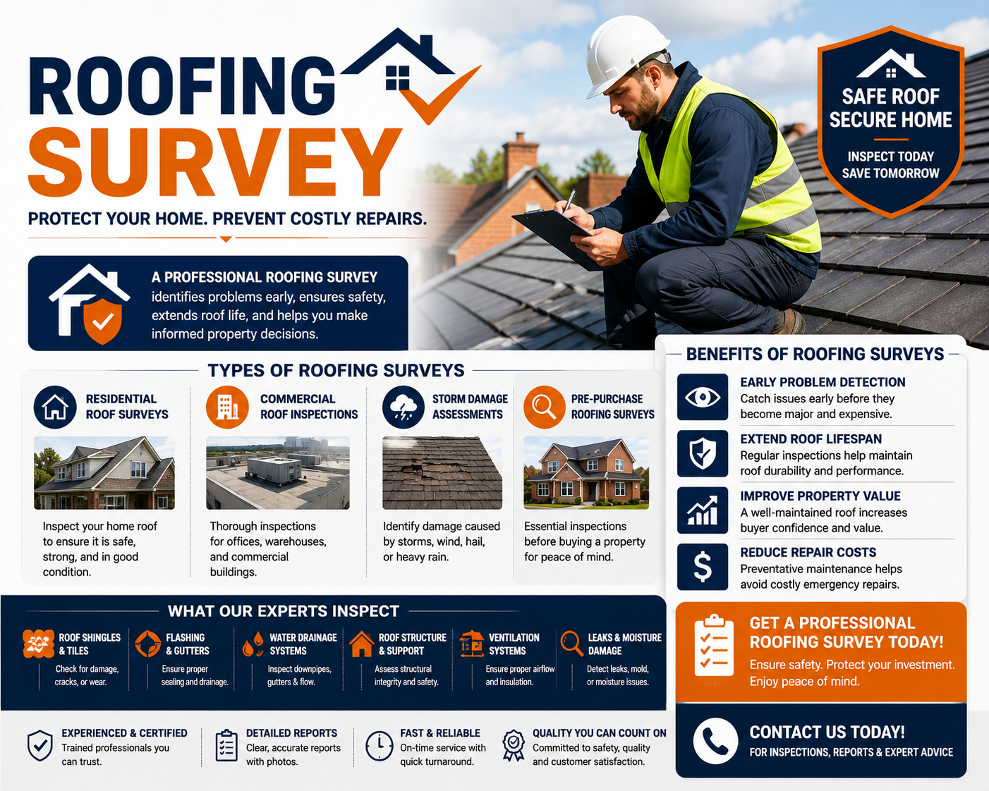 Roofing Survey: Protect Your Home with Professional Roof Inspection
