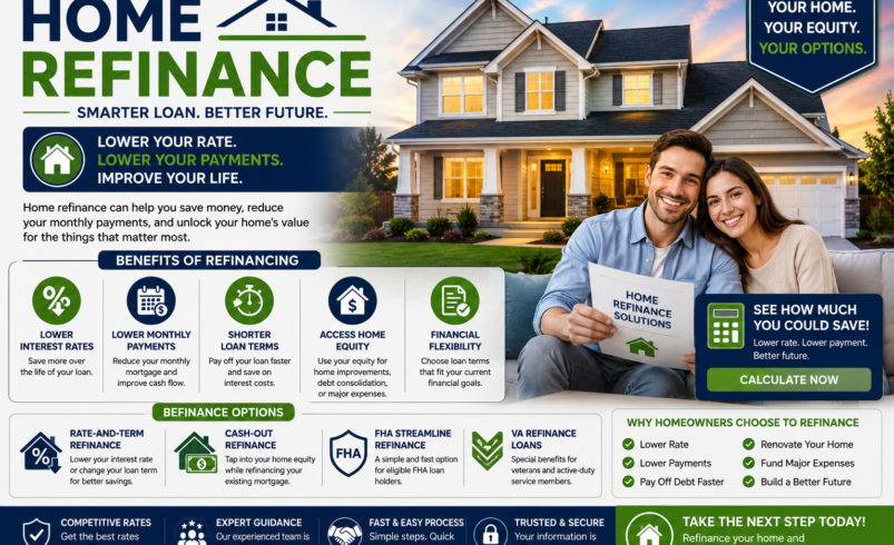 Home Refinance: Lower Your Payments and Improve Financial Flexibility
