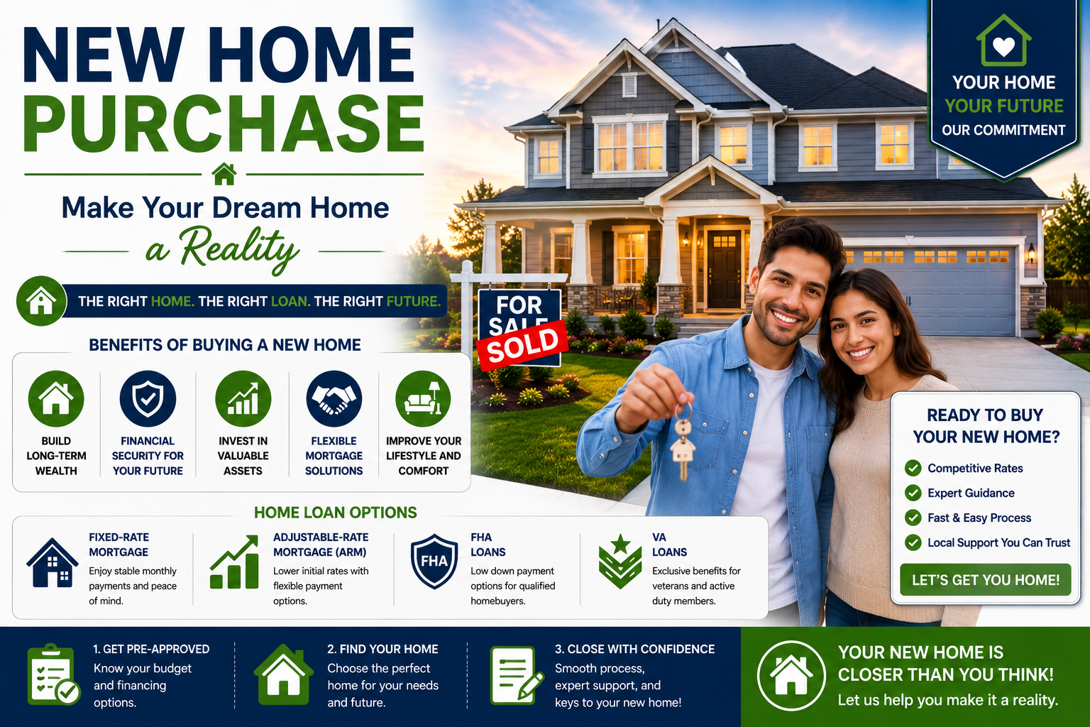 New Home Purchase: Make Your Dream Home a Reality