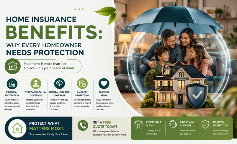 Home Insurance Benefits: Why Every Homeowner Needs Protection